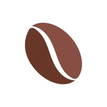 Coffee beans icon vector design illustration. Coffee icon vector isolated on  Illustrazione stock