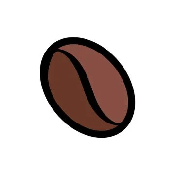 Coffee beans icon vector design illustration. Coffee icon vector isolated on  Stock Illustration
