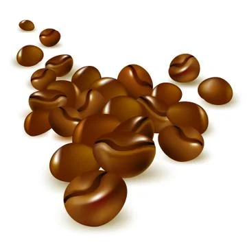 Coffee beans Stock Illustration