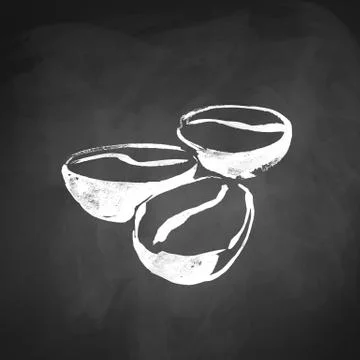 Coffee beans Stock Illustration