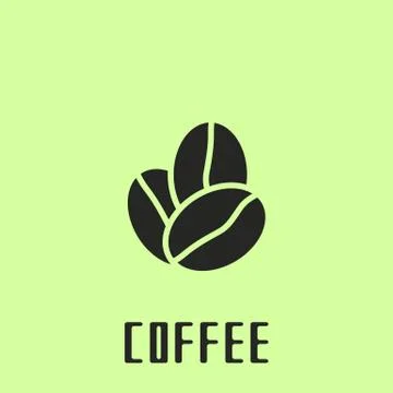 Coffee beans. Illustrazione stock