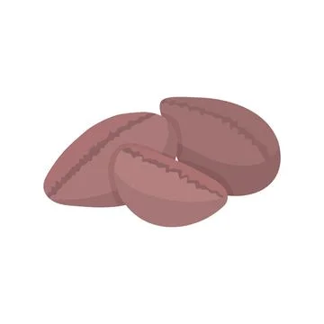 Coffee beans illustration. Robusta, arabica. Ingredient for latte, cappucino, Stock Illustration