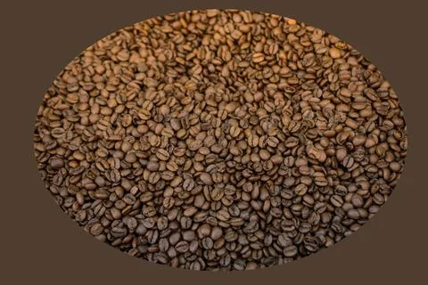 Coffee beans isolated on  background coffee.  Culinary coffee background. Stock Photos