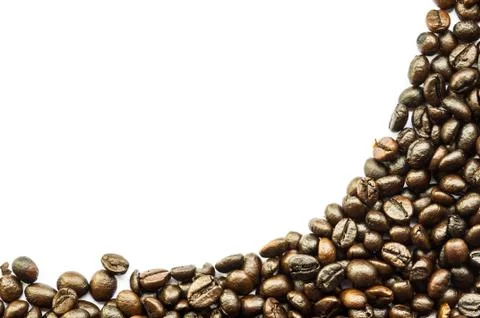 Coffee beans isolated Stock Photos