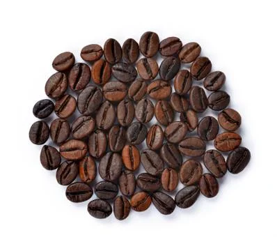Coffee beans isolated Stock Photos