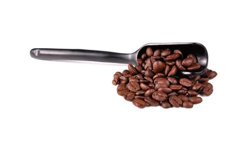 Coffee beans isolated on white background Foto stock