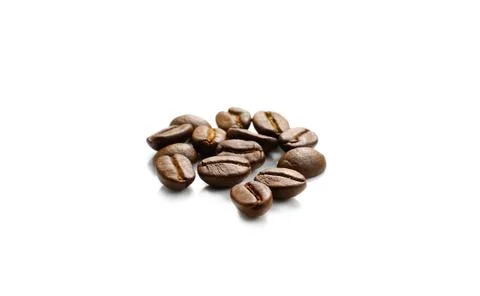 Coffee beans. Isolated on white background 스톡 사진
