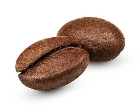 Coffee beans isolated on white background Stock Photos