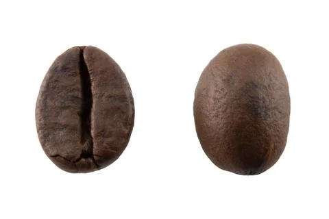 Coffee beans isolated on white background 스톡 사진