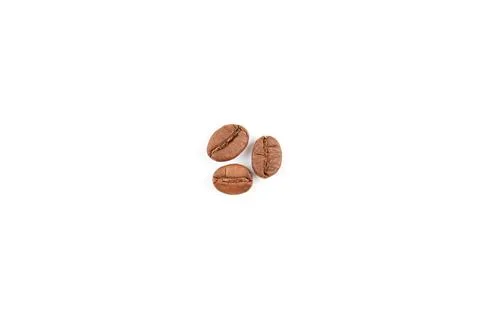Coffee beans isolated on white Stock-Fotos