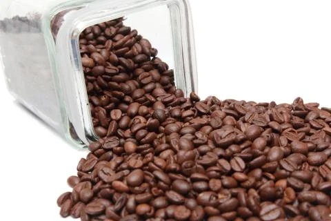 Coffee beans in a jar Фото