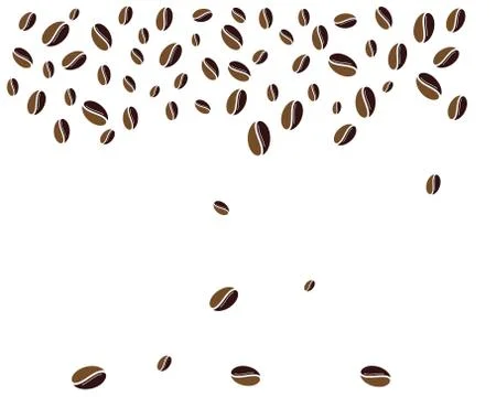 Coffee Beans Logo Template vector icon Stock Illustration