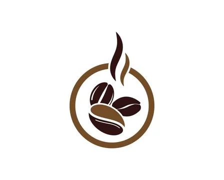 Coffee Beans Logo Template vector icon Coffee Beans Logo Template vector i... Stock Photos