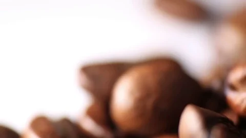 Coffee Beans Macro Stock Footage 70874824