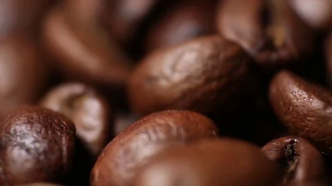 Coffee Beans Macro Stock Footage 70875157