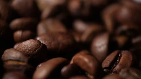Coffee Beans Macro Stock Footage 70875236
