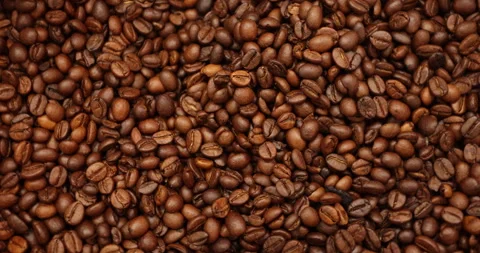 Coffee Beans Macro shot Vídeo Stock 329657619
