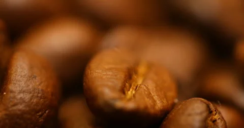 Coffee Beans Macro shot 스톡 동영상 330283492