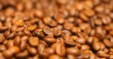 Coffee Beans Macro shot Stock Footage 330283674
