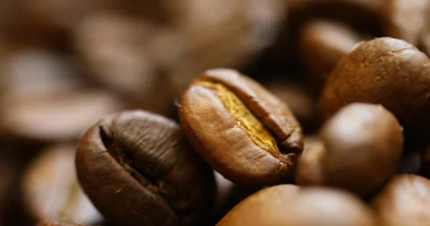 Coffee Beans Macro shot 스톡 동영상 330286944