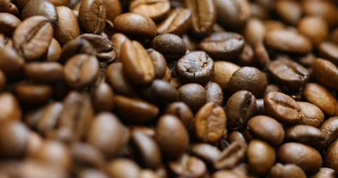Coffee Beans Macro shot Stock Footage 330286948