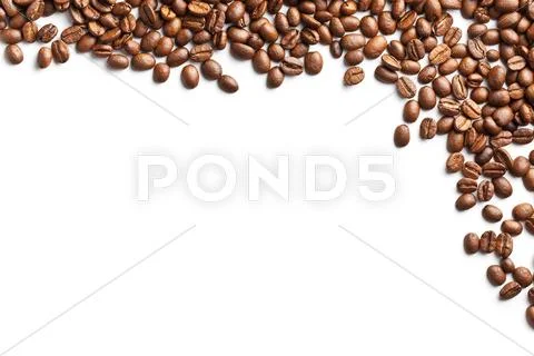 Coffee beans pattern Stock Photos