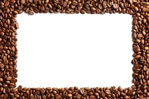 Coffee beans pattern Stock Photos