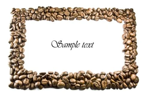 Coffee beans pattern Foto stock