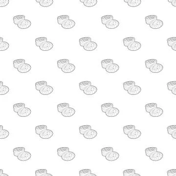 Coffee beans pattern vector seamless 스톡 일러스트