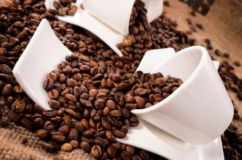Coffee beans Stock Photos