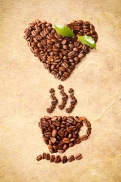 Coffee beans Stock Photos