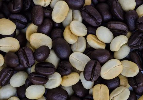 Coffee beans . Stock-Fotos
