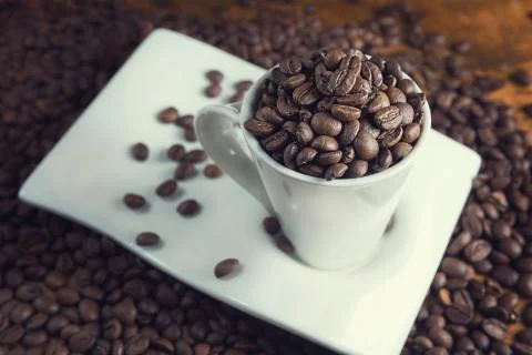 Coffee beans. Stock Photos