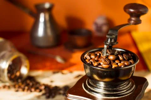 Coffee beans. Stock Photos