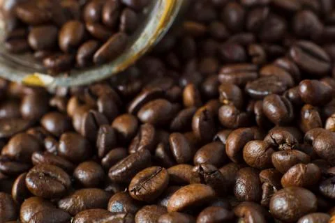 Coffee beans. Stock Photos