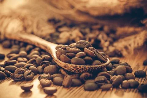 Coffee beans Stockfoto's