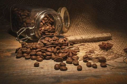 Coffee beans. Stock Photos