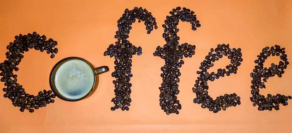 Coffee beans. Stock Photos
