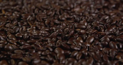 Coffee Beans Roasted And Ready To Grind Stock Footage 243328383