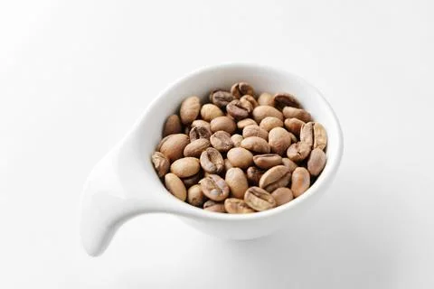Coffee beans roasted to medium roast to high roast Stock Photos