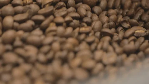 Coffee Beans Roasting 4K Stock Footage 113677541
