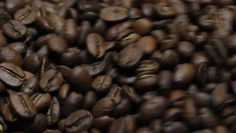 Coffee Beans Roasting Stock Footage 88117234