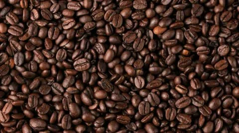 Coffee beans rotate Video stock 21996717
