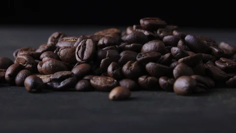 Coffee beans rotating Stock Footage 101759125