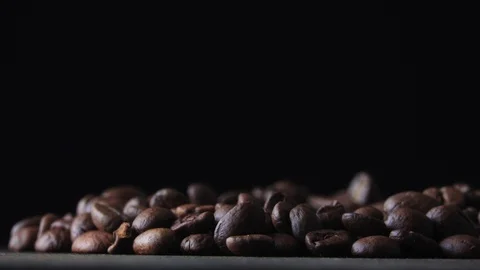 Coffee beans rotating Stock Footage 101759571