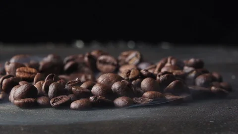 Coffee beans rotating Stock Footage 101759694