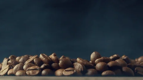 Coffee beans rotating Stock Footage 101768596