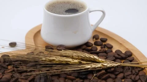 Coffee Beans rotating Stock-Footage 240397158
