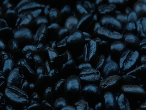 Coffee beans rotation Video stock 80302205