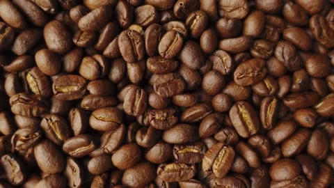 Coffee beans in sack bags For preparing, grinding and brewing freshly brewed  Video stock 151336654